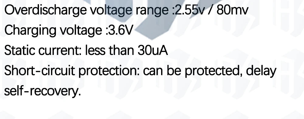 BS Lifepo4 Battery BMS 1S 3.2V 7A Charging Board Short Circuit Protection PCM Self Recovery With Temperature Protection