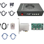 Complete Professional DMA Full Set 75T Ice Shield FPGA Module + BAAN DP/HDMI  1K240Hz 2K144Hz Video Fusion Device + MAKCU