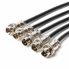 GX16 3 4 5 6 7 8 Pin Connector Cable Pure Copper Gold-plating 16MF GX16F Pin AB Reversed Aviation Plug Socket with Wire 0.3-3M