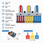 1 In Multiple Out Mini Fast Wire Connectors Universal Compact Push-in Terminal Block Cable Splitter LED Lighting Wiring 1/5/10PC