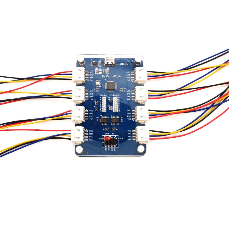 USB to 4CH/8CH TTL Serial Module Independent Serial Port up to 6Mbps CH348 Chip