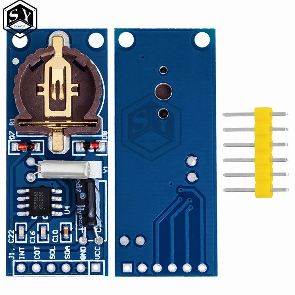 1PCS  New PCF8563 PCF8563T 8563 IIC Real Time Clock RTC Module Board Good than DS3231 AT24C32 3.3V