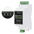Waveshare 2pcs/lot Industrial Modbus RS485 Serial Server, RS485 to RJ45 Ethernet, TCP/IP to Serial, Rail-Mount, POE function