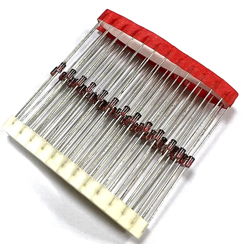 50pcs 1/2W Zener Diode DO-35 0.5W BZX55C 10v 11v 12v 13v 15v 16v 18v 20v 22v 24v 27v BZX55C10v BZX55C11v BZX55C12v BZX55C18v