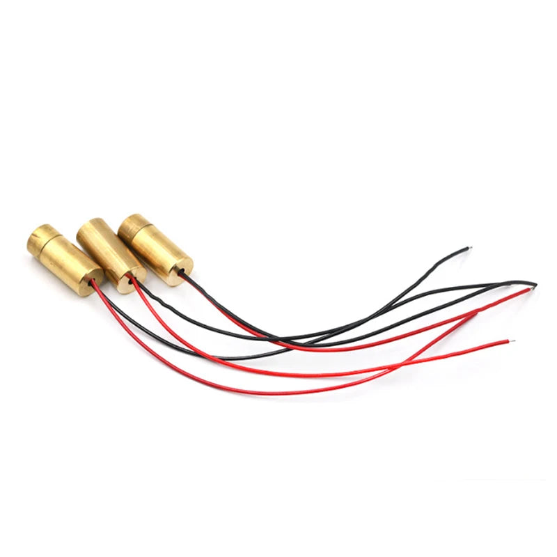 9mm Adjustable Focus Red Laser Diode Head 650nm 5mW 3V Dot Line Cross Module for Arduino Leveling Pointer DIY Electronic Kit