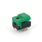 10Pcs PB86-A1 6Pin With LED Momentary SPDT Square Push Button Tact Switch for Stage Equipment Control