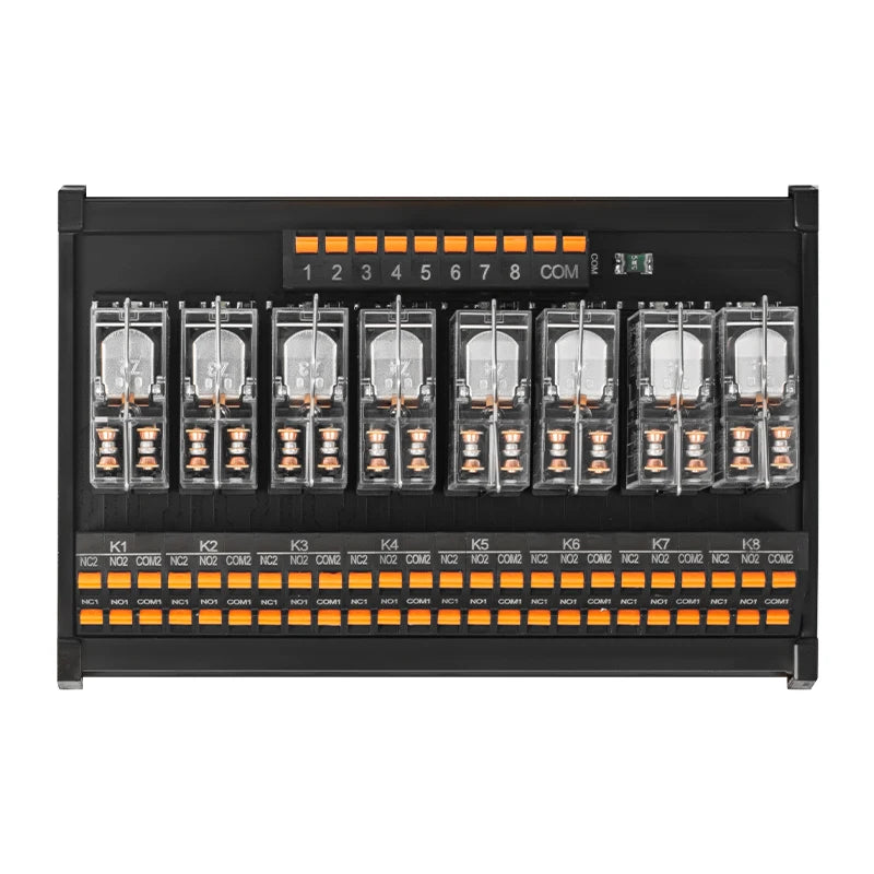 ENMG PNP/NPN Intermediate Relay Module G2R-1-E Control Module DC 24VDC One Open One Closed 16A 8/16 Way Screw Type Spring Inline