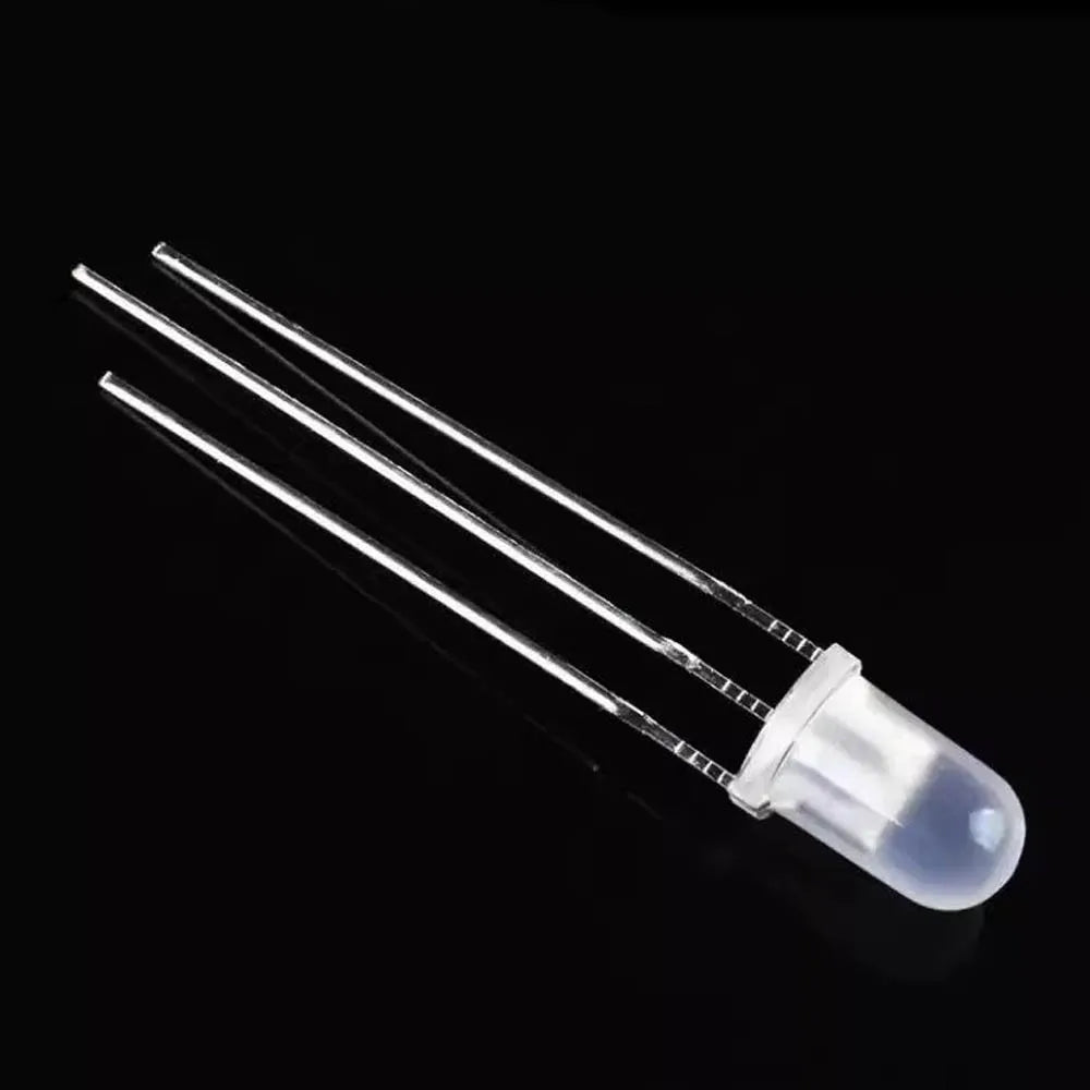 30Pcs LED 5MM Red & Green Common Cathode & Anode High Diffused Round Bi-Color Light-Emitting Diode