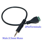 USB 2.0 Female B Micro usb mini usb Type-C Male to 5 Pin Female Bolt Screw Connector with Shield Terminal Plug Adapter Cable 1ft