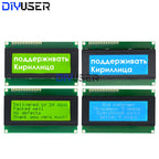 LCD2004 20x4 Character LCD Display I2C Interface Blue/green Backlight , STM32, Raspberry Pi, Save Digital I/O Pins