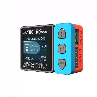 SkyRC B6 Neo Smart LiPo Balance Charger & Discharger – 200W DC, PD 80W, Compact 6S, for LiPo & Li-ion Batteries (Model SK-100198