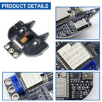 Keyestudio Fox:bit ESP32-S3 Camera Built-in 520 KB SRAM and External 8MB PSRAM Supports OV2640 and OV7670 Cameras WIFI Upload