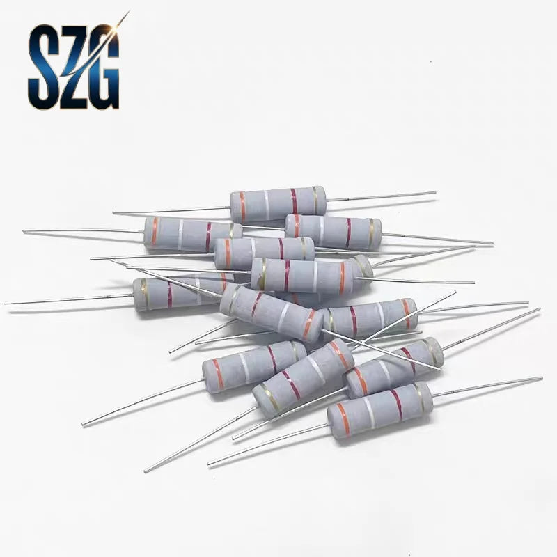 50Pcs/Lot 0.5W DIP Carbon film Resistance 1/2W 0R~10M 5% 0R 5.1R 10R 100R 1K 2K 100K 680K 1M 4.7M 5.6M 10M ohm Power Resistance