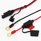 12V Car Battery Charging Cable SAE Terminal 24V Female Pump Plug 16AWG Extension Cord for Motorcycle Truck RV Boat Modification