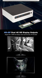 2026 Core I5 1340P 13th Gen Nuc Nano Small Micro PC Mini PC X86 2 Ethernet Lan Windows 10 11 Linux Ubuntu DDR5 Cheap Mini Pc