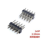 10/20pcs Pcs 2.54mm Double Row Male 2*40P PCB Board Pin Header Connector Strip Pinheader 2/3/4/5/6/8/10/12/20/40Pin For Arduino