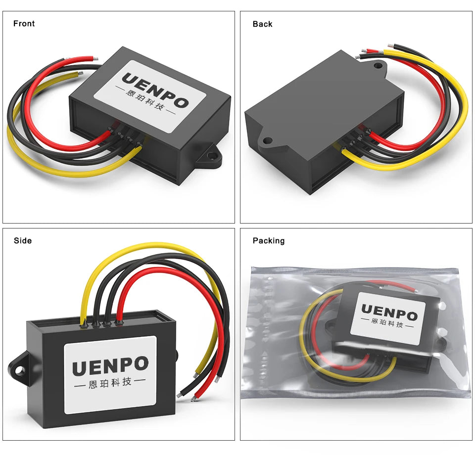24V to 12V 10A Step-Down DC-DC Converter Voltage Regulator for Automotive Toys 36V 48V 50V 53V 60V 72V to 12V 120W Step-Down Pow