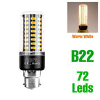 30W LED Indoor Corn Bulb E27/E26 Ceiling Lamp Bulbs E14 Spotlight B22 Living Room Bedroom Kitchen Washroom 220V Home Lighting