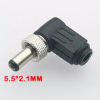 1pc DC 5.5*2.1/2.5mm Plug Socket With Nut 5.5x2.1/5.5x2.5 MM DC Power Jack Male Female Panel Mount Connector