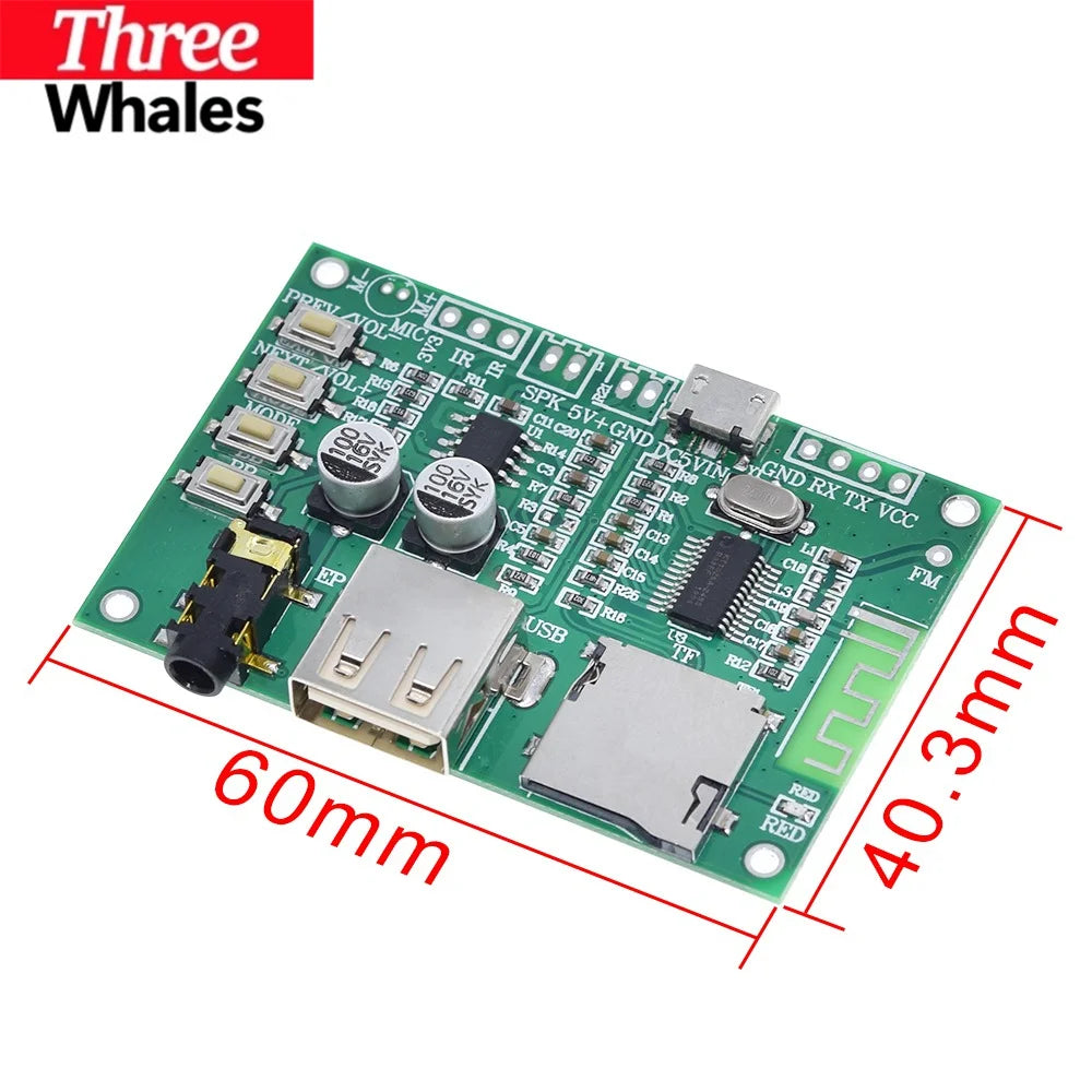 THR BT201 Dual Mode 5.0 Bluetooth Lossless Audio Power Amplifie Board Module Tf Card U Disk