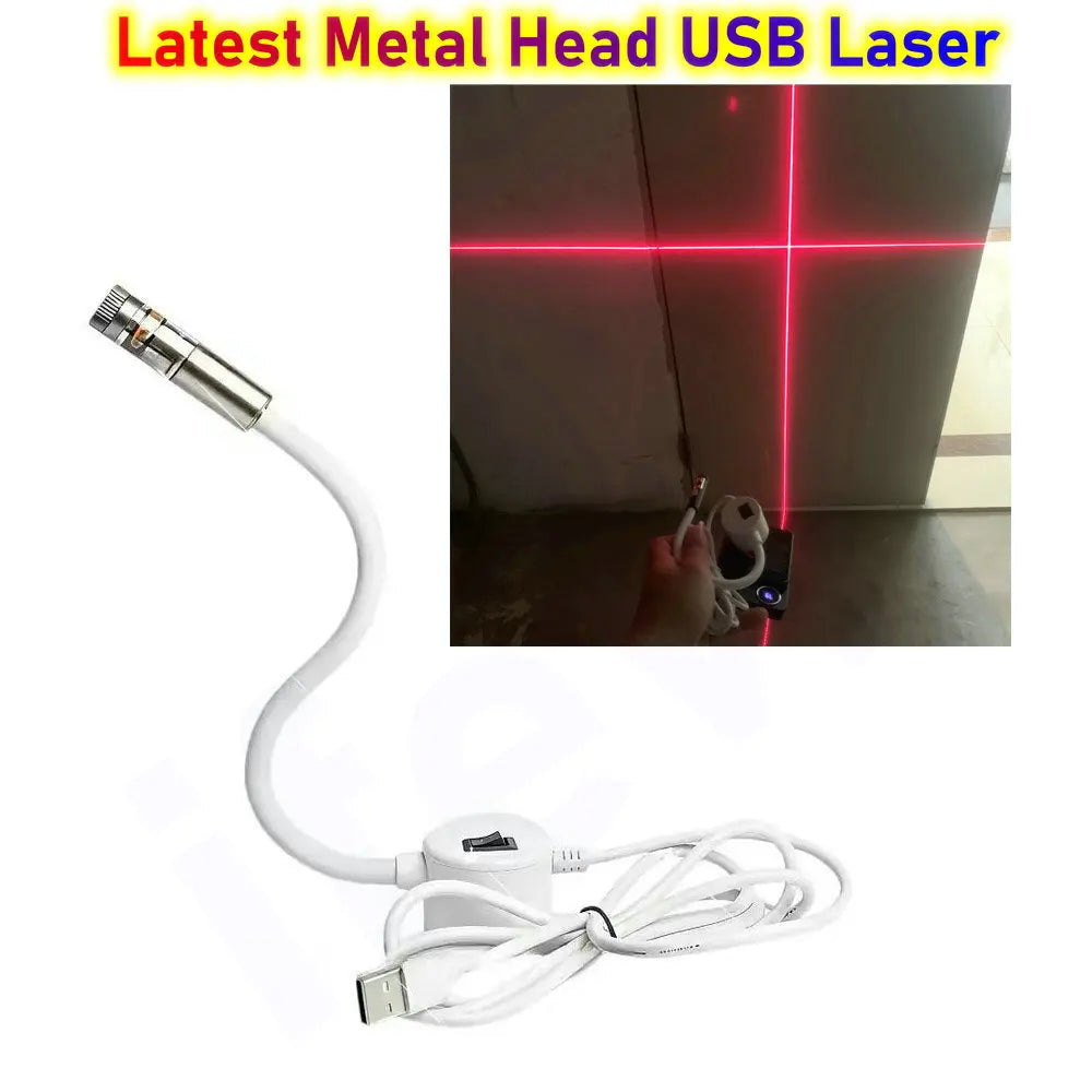 DTF Accessories USB Laser Pointer Cross Magnet Transfer Iron Position Kit Positioning Tool DTG Heat Press Infrared Laser Lamp