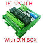 4-32CH 10A 20A DC 12V 24V RS485 Bus Relay Module DIP Setup Parameters Modbus RTU Serial Port UART Switch Board HMI PLC