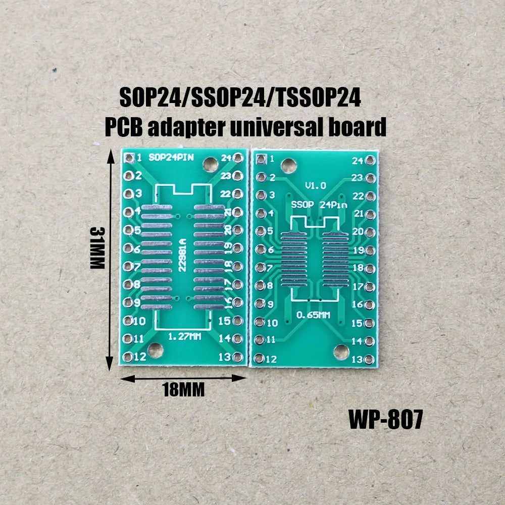 1Pce Pinboard SOP20 QFN20 QFP32 SSOP32 QFN32 QFN40 QFP44/48 TSSOP24 SSOP24 SOP28 to DIP56 56pin  IC Adapter Socket Adapte Plate