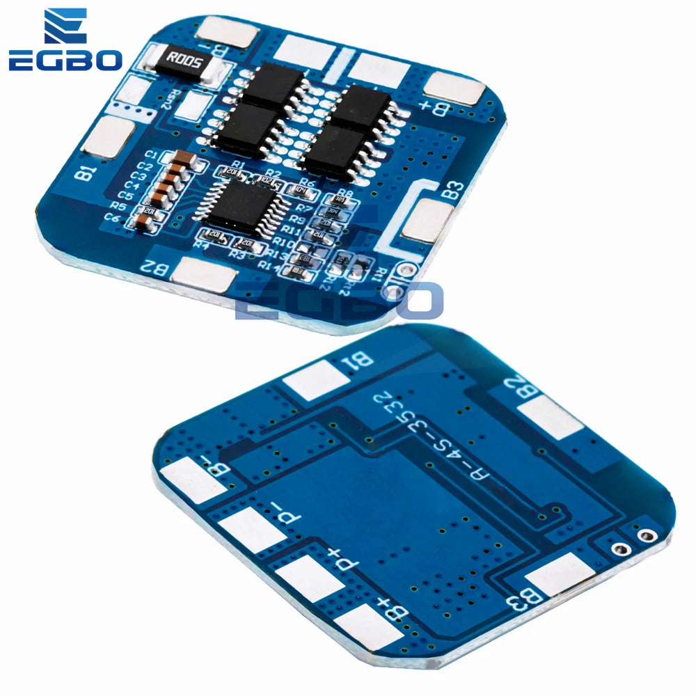 LiFePO4 BMS 4S 3.2V 12.8V 10A Battery Protection Board for 18650 Cells 3.6V 14.4V Charger Module/Overcharge/Discharge Protection