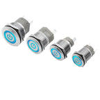 High current metal button 16/22mm high-power waterproof self resetting self-locking steel switch 20A 15A 10A push button