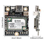 RAKwireless WisBlock Mini Mesh LoRa Starter Kit with RAK19003 Base RAK4631 Compatible Meshcore Meshtastic Kits