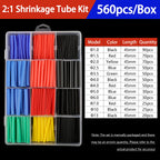 Heat Shrink Tubing Kit 73-900PCS 2:1 3:1 4:1 Ratio Cable Wire Insulation Sleeve Electrical Repair Protector Heat-Shrink Tube Set