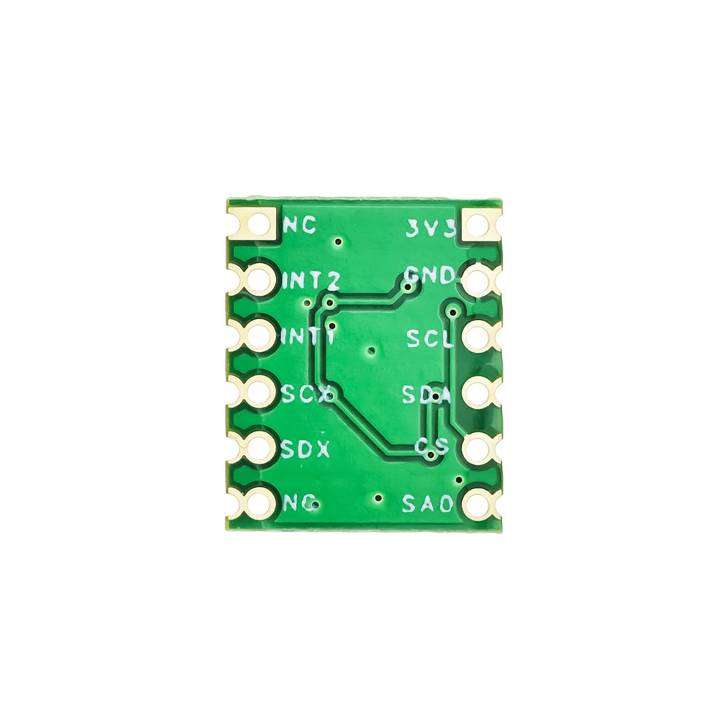 1-10PCS Six-Axis Sensor LSM6DSV Module SPI/I2C Compatible for Smol/SlimeVR - Accelerometer & Gyroscope Data Logging