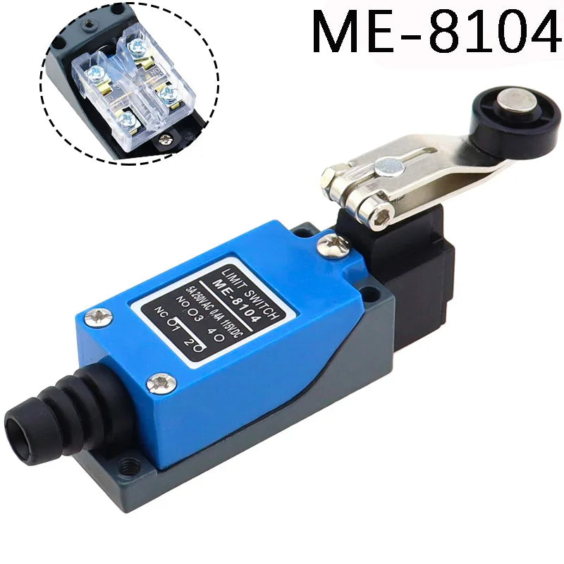 High quality ME-8104 limit switch Limit Switch TZ-8104 Rotary Plastic Roller Arm Limit Switch Momentary