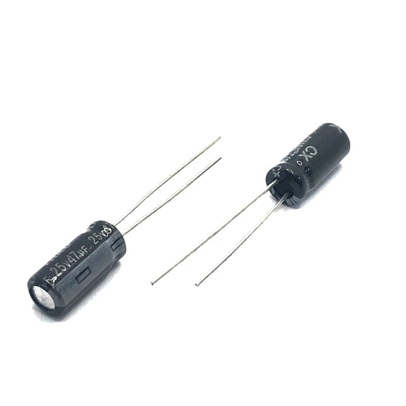 25V47UF 5x11mm Aluminum Electrolytic Capacitors 25v 47uf 47uf25v 25v47mf 47mf25v 25v47MFD 47mf 47MFD 25wv 25vdc