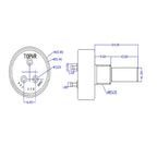 1pcs  360 Degree Rotation TOPVR Conductive Plastic Potentiometer 357 22E B102 B202 B502 B103 360 Degree Rotation