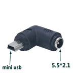 Common DC Power Male to Female 6.0*4.4 / 4.0x1.7 / 3.5*1.3 / 5.5*2.5 To 5.5*2.1 Plug Converter Notebook Laptop Adapter Connector
