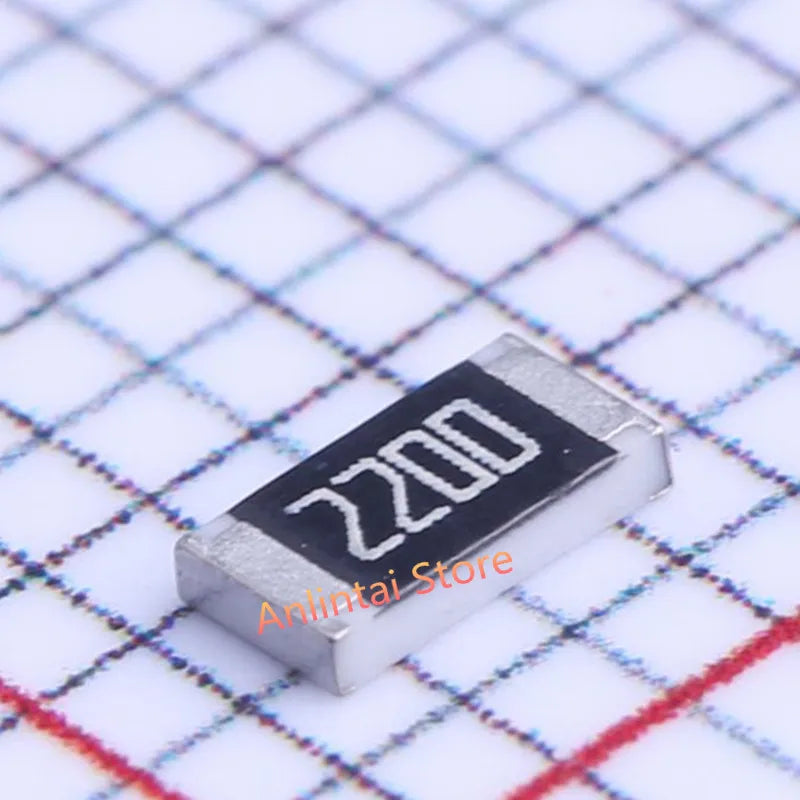 100PCS SMD Resistance 1R00 2R00 3R00 44R2 61R9 0805 1210 1812 1206 2010 2512 ±1% Thick film resistor