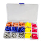90PCS Twist Screw Cap Wire Connectors Kit Quick Splice Electrical Cable Terminals P1 P2 P3 P4 P6 for Wiring Projects