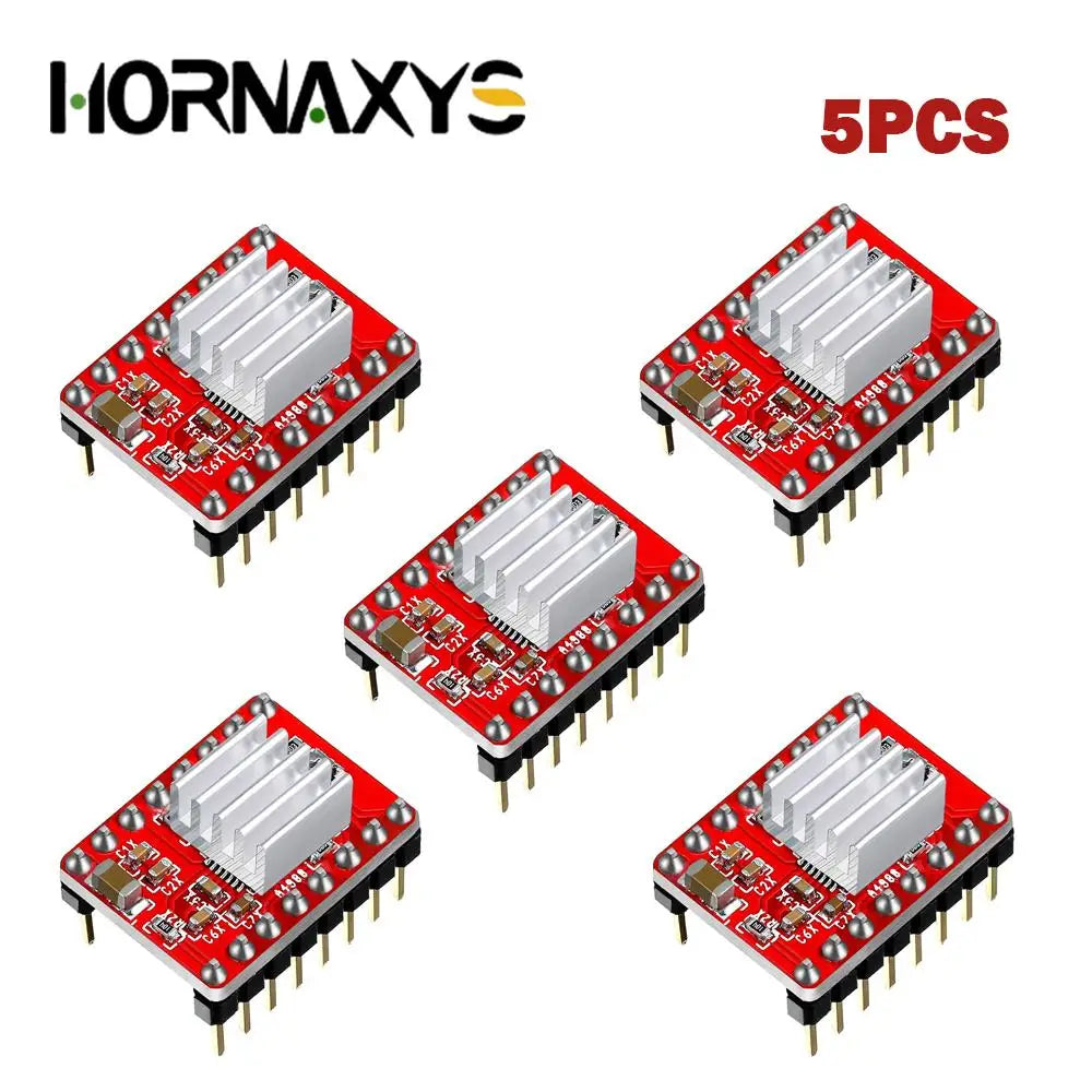 5/10PCS 3D Printer Parts StepStick A4988 DRV8825 Stepper Motor Driver With Heat sink Carrier Reprap RAMPS 1.4