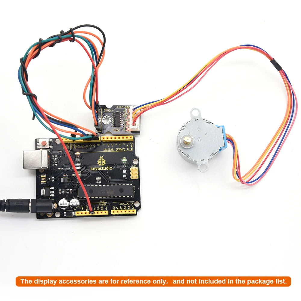 keyestudio 3PCS ULN2003 Stepper Motor Drive Board +5V 28BYJ-48 Stepper Motor For The Development Board In The Experiment
