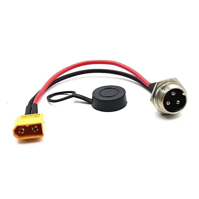 GX16 3Pin to XT60 Male/Female Aviation Plug Charging Connector for ZERO8X/10X/11X Electric Scooter Socket Plug Power Output Line
