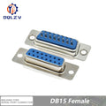 DB15 DB25 DB9 DB37 Parallel Serial Port Fmale/Male Solder Connector+Plastic Assemble Shell Cover 37 9 15PIN VGA Adapter
