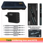 ALIENTEK T90 Soldering Iron PD3.1 140W Adjustable Temperature 80-450℃ Precision Welding Solder Kit T245 T210 Welding Tool