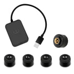 KEBIDUMEI Car Tire Pressure Monitor System USB Android TPMS For Navigation Player Temperature Warning Sensors Car Accessories