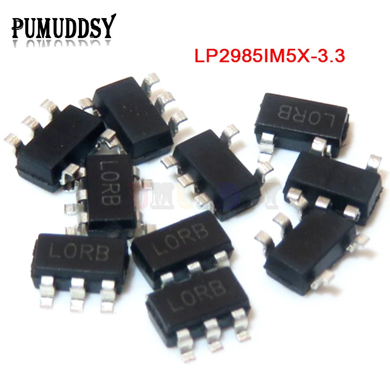 10PCS LP2985IM5X-3.3 1.5/1.8/2.5/2.7/2.8/3.0/3.3/3.6/5.0V SOT23-5 Regulator LDO Reg New IC