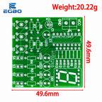 DIY Soldering Practice Training Module 7 Segment Display Decoder Circuit Board for Student Electronic Learning