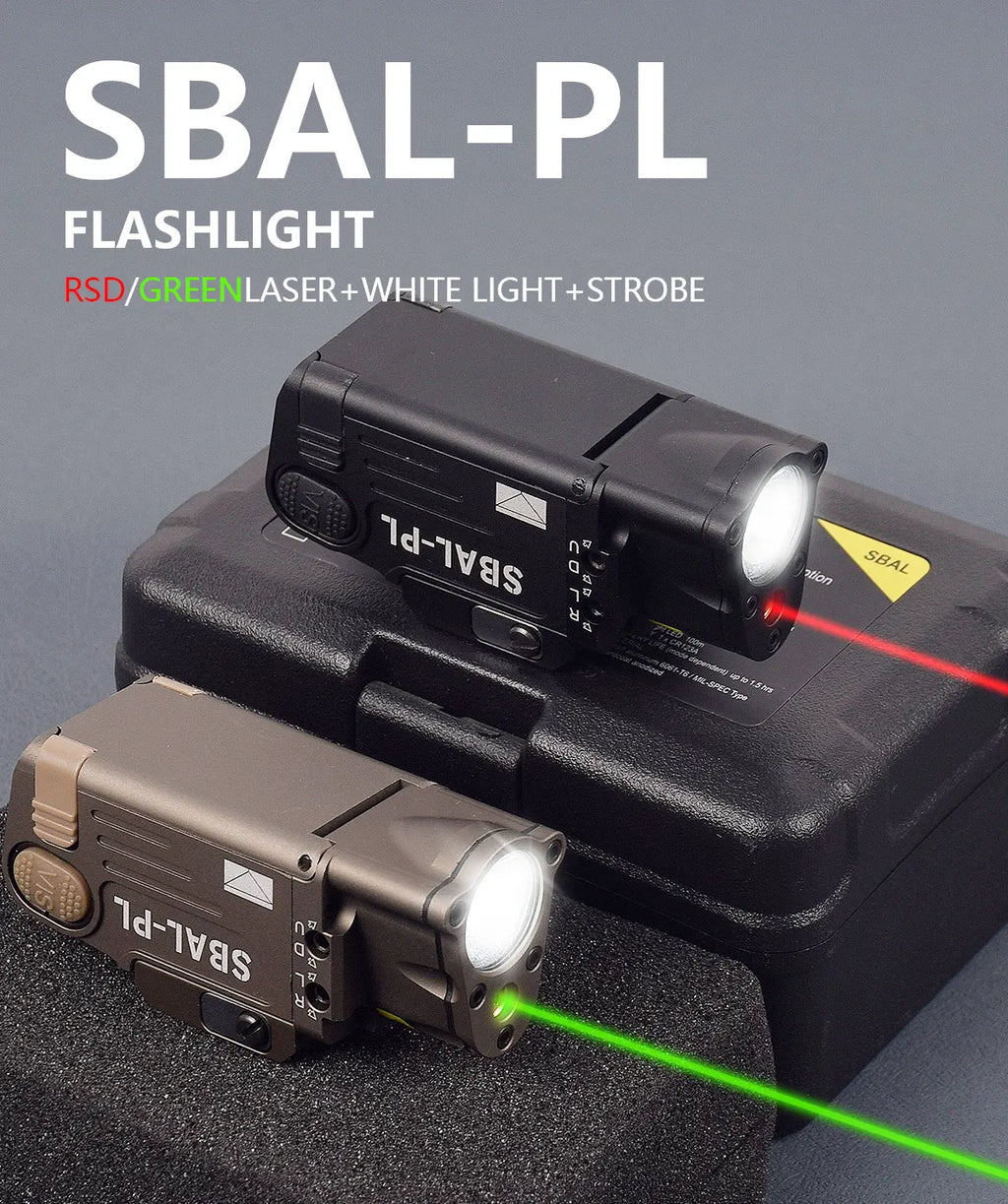 SBAL-PL DBAL-PL CQBL-1 Laser IR/Red/Green Dot Laser Indicator Momentary Constant Quick Open Scout Light Connect Mount For 20MM