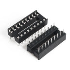 10PCS IC Seat DIP IC Socket Adaptor Solder DIY Sockets 6pin 8pin 14pin 16pin 18pin 20pin 24pin 28pin