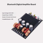 DC19-50V TPA3255 Audiophile-Grade Hi-Fi Digital Amplifier Board 600W High-Power 2.0 Dual-Channel Stereo Module