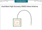 28dbi Dual Band High Accuracy RTK Active GPS GNSS B1 L1 L5 G1 Navigation Antenna for Car GPS Navigation Module Truck GPS Tracker